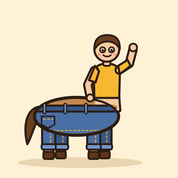 Horse half